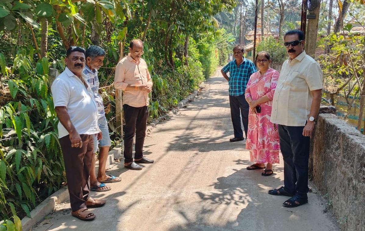 बांधकाम सभापतींचा ‘ऑन दी स्पॉट’ पंचनामा ; निकृष्ट काम प्रश्नी ठेकेदारावर कारवाईचे आदेश