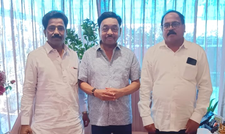 अशोक सावंत यांनी घेतली खा. नारायण राणेंची भेट