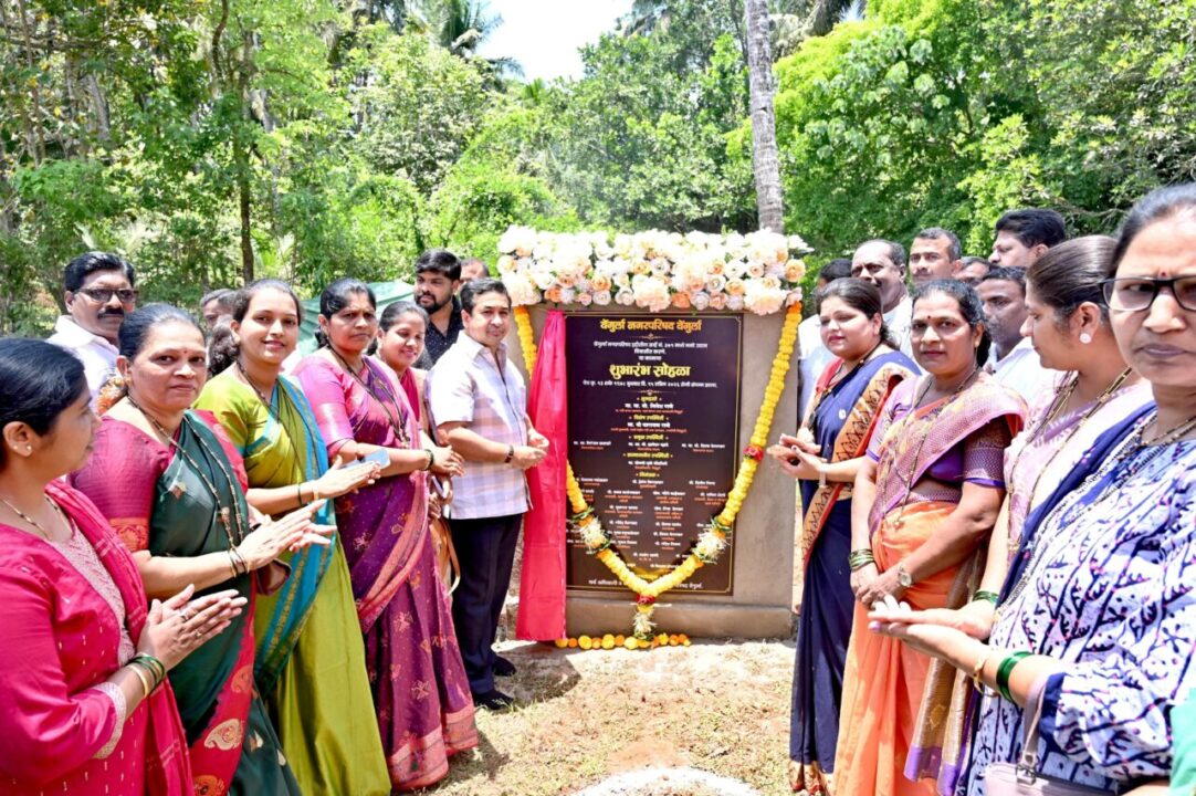 वेंगुर्ला भटवाडीत पालकमंत्री नितेश राणेंच्या हस्ते ‘नमो उद्यान’ प्रकल्पाचा शुभारंभ