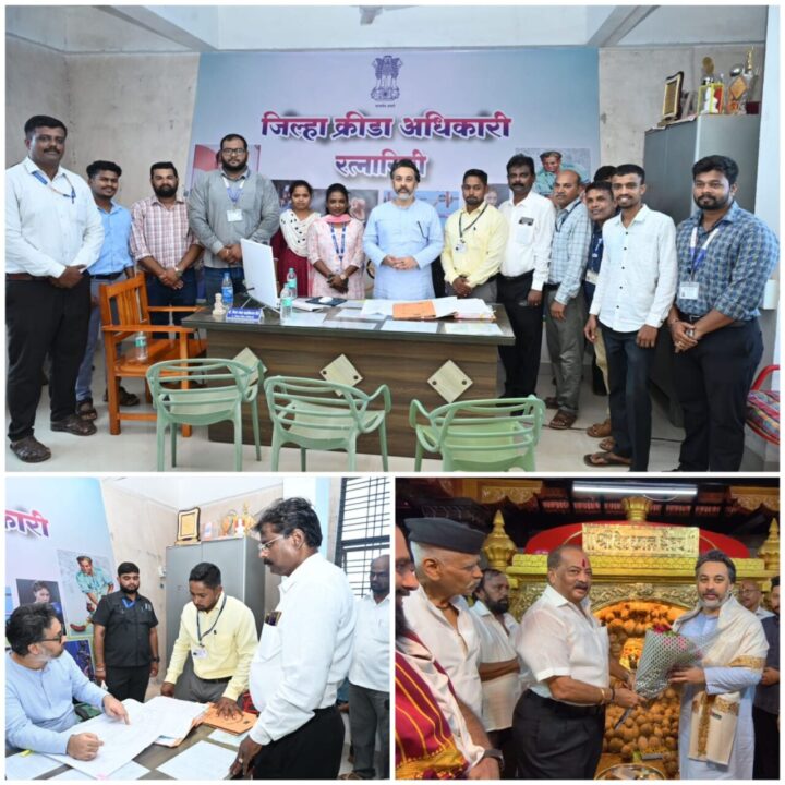 आ. निलेश राणे यांच्याकडून मिरजोळेतील क्रीडा संकुलाची पाहणी : कुडाळमध्‍ये अद्ययावत क्रीडा संकुल उभे करण्‍याचा मानस