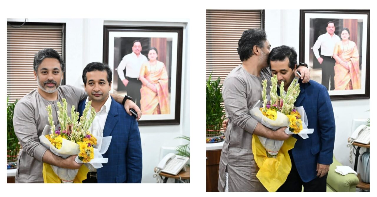 राणे बंधूंची गळाभेट ; आमदार निलेश राणेंकडून मंत्री नितेश राणेंना वाढदिवसाच्या शुभेच्छा